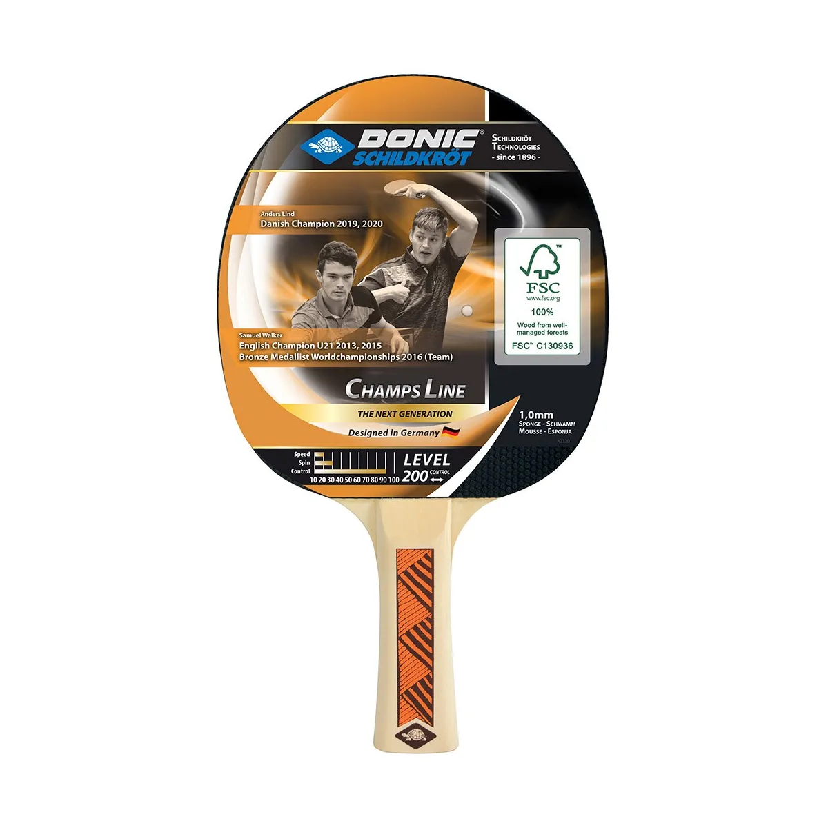 Racchetta Donic Champs Line 200 faccia