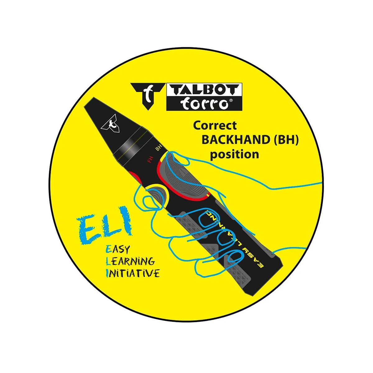 Presa racchetta badminton Torro Junior da 58 cm