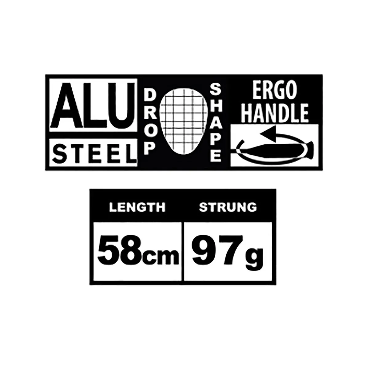 Dettagli racchetta badminton Torro Junior da 58 cm