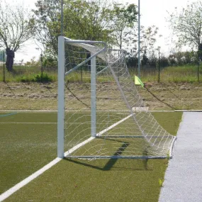 Porta calcio mt. 6x2 fissa in alluminio LATO