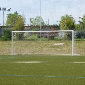 Porta calcio mt. 6x2 fissa in alluminio DAVANTI