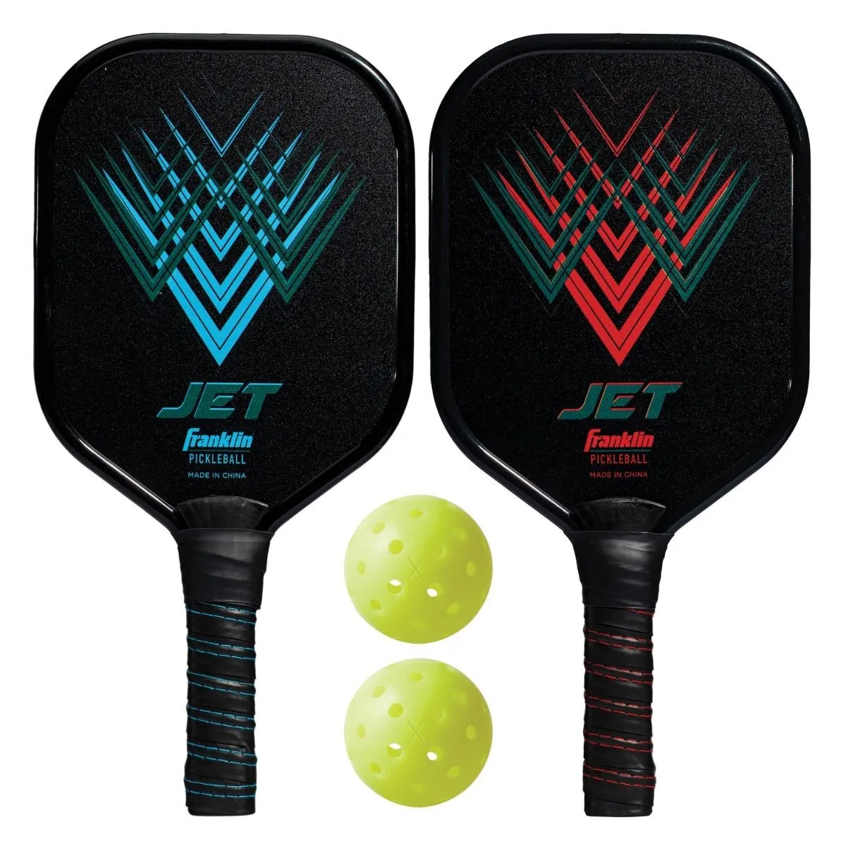 Set pickleball con 2 racchette e 2 palle X-40