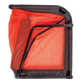 Porta pieghevole 155x95 in alluminio ripiegata