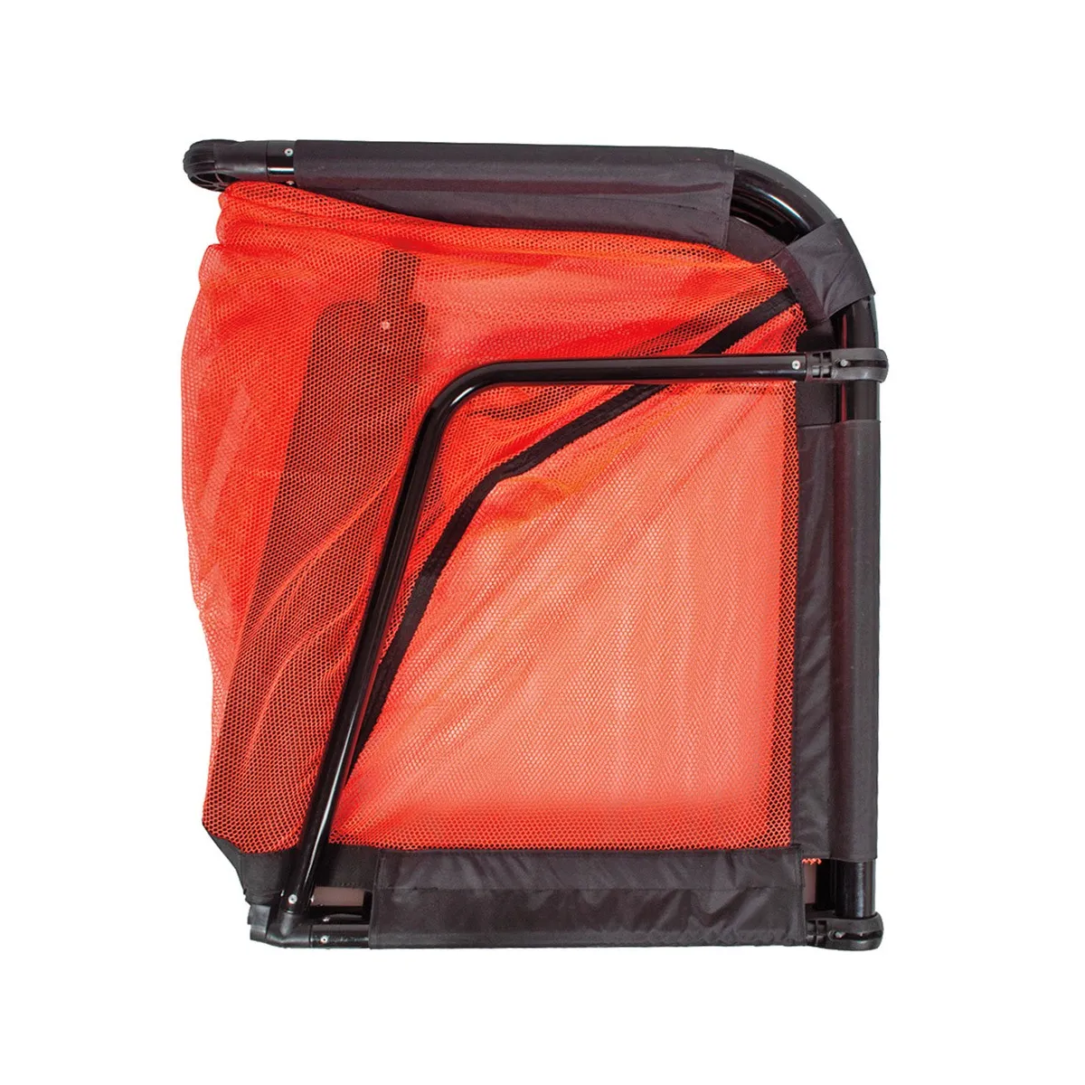 Porta pieghevole 155x95 in alluminio ripiegata