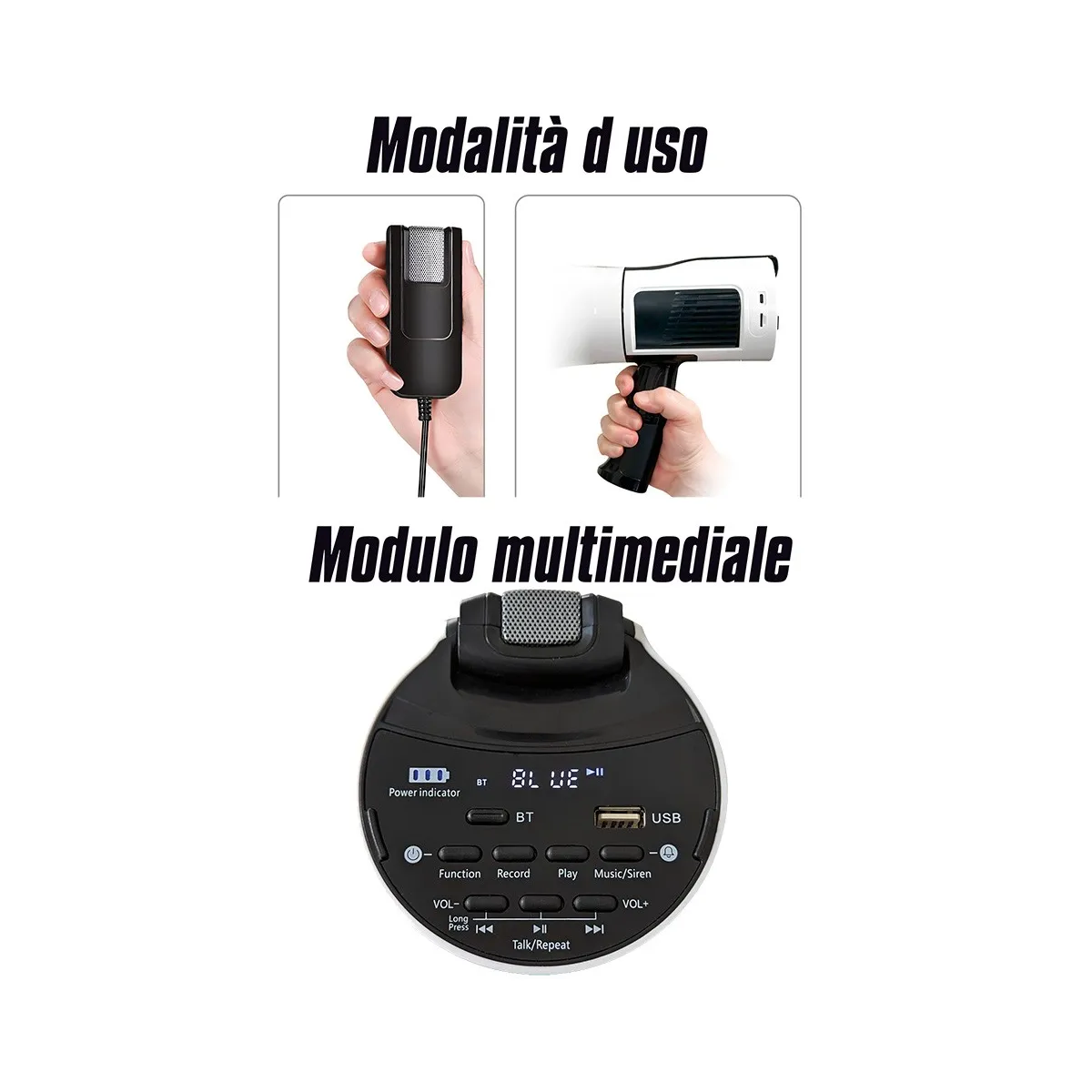 Megafono 30w