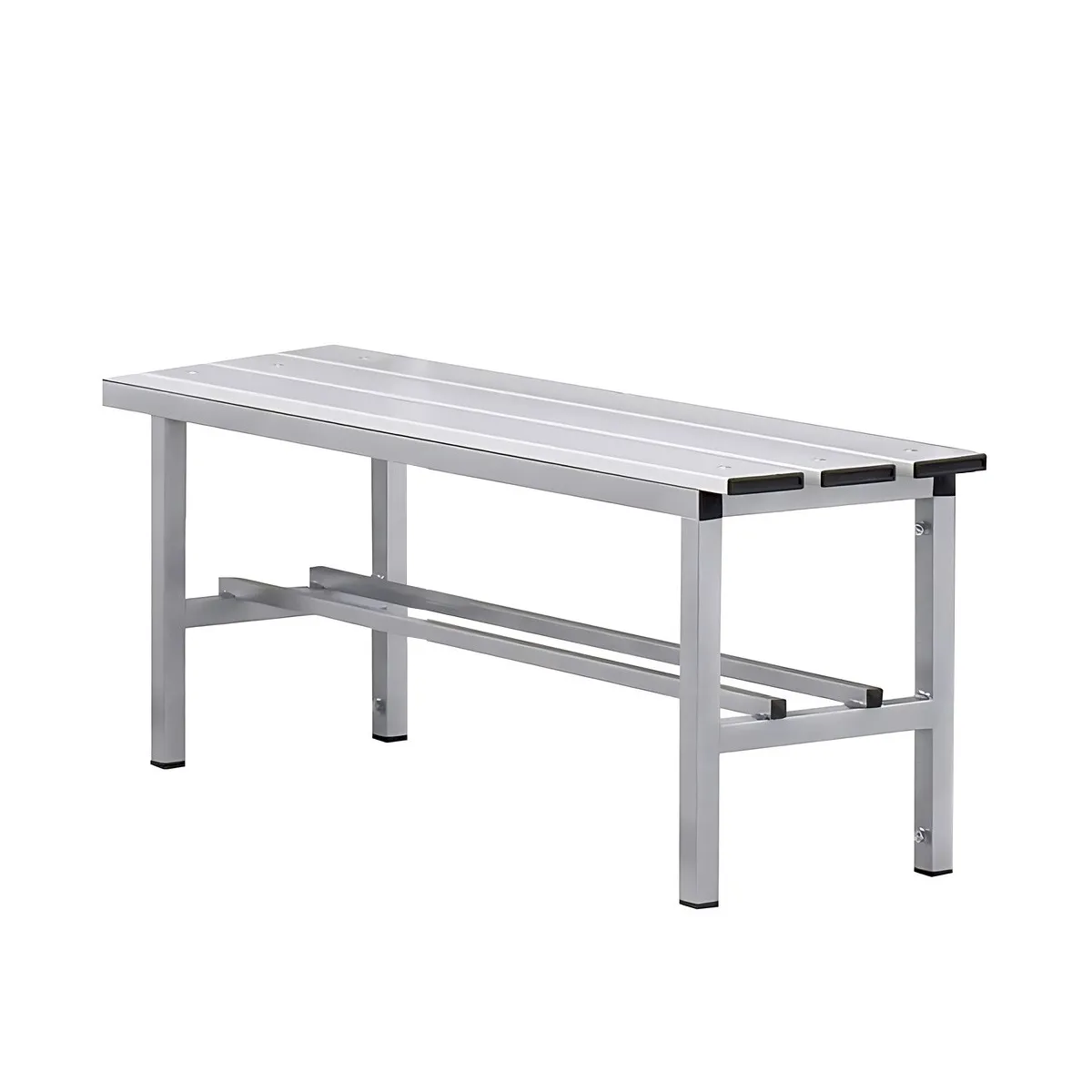 Panca in alluminio solo seduta 1 mt.