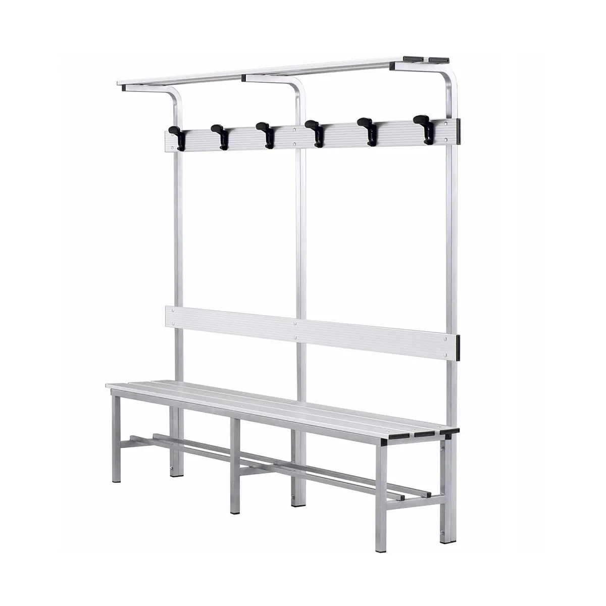 Panca in alluminio completa 2 mt