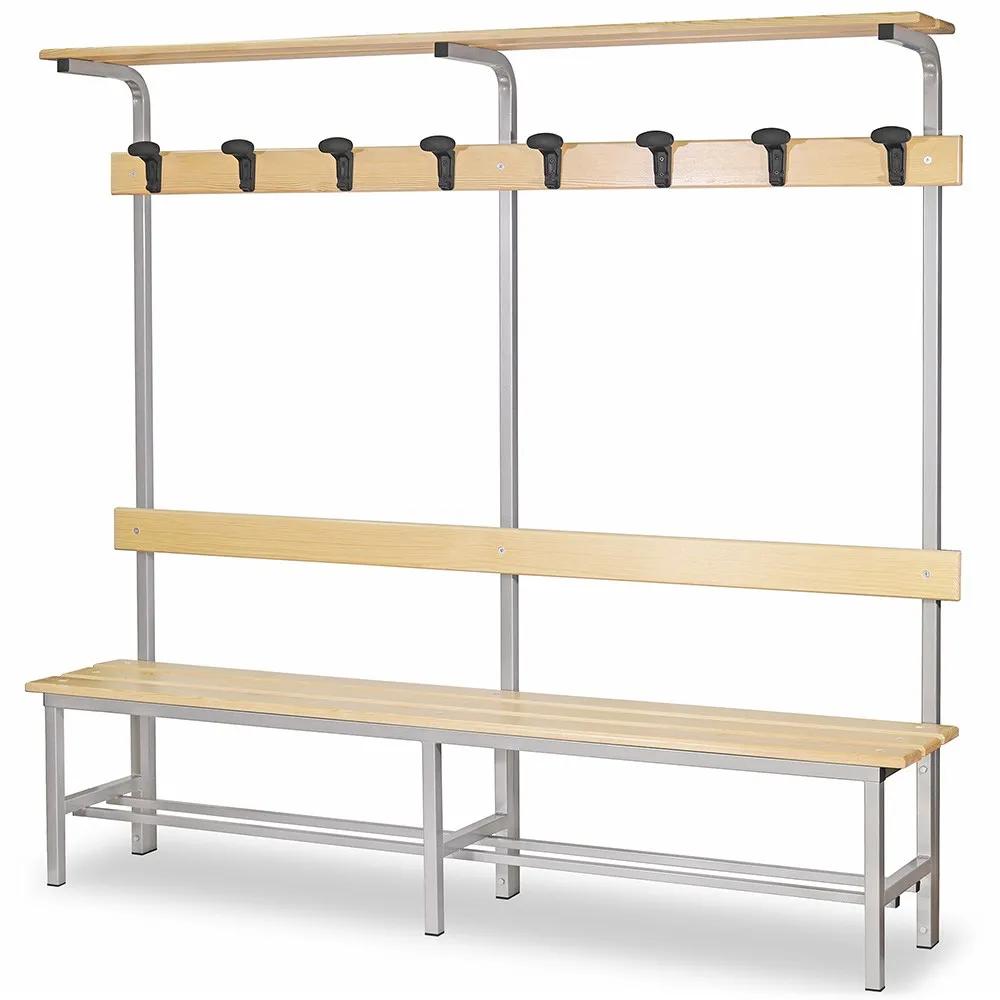 Panchina spogliatoio in legno